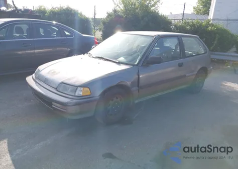 1991 Honda Civic Dx from USA, damaged, VIN 2HGED6459MH535432